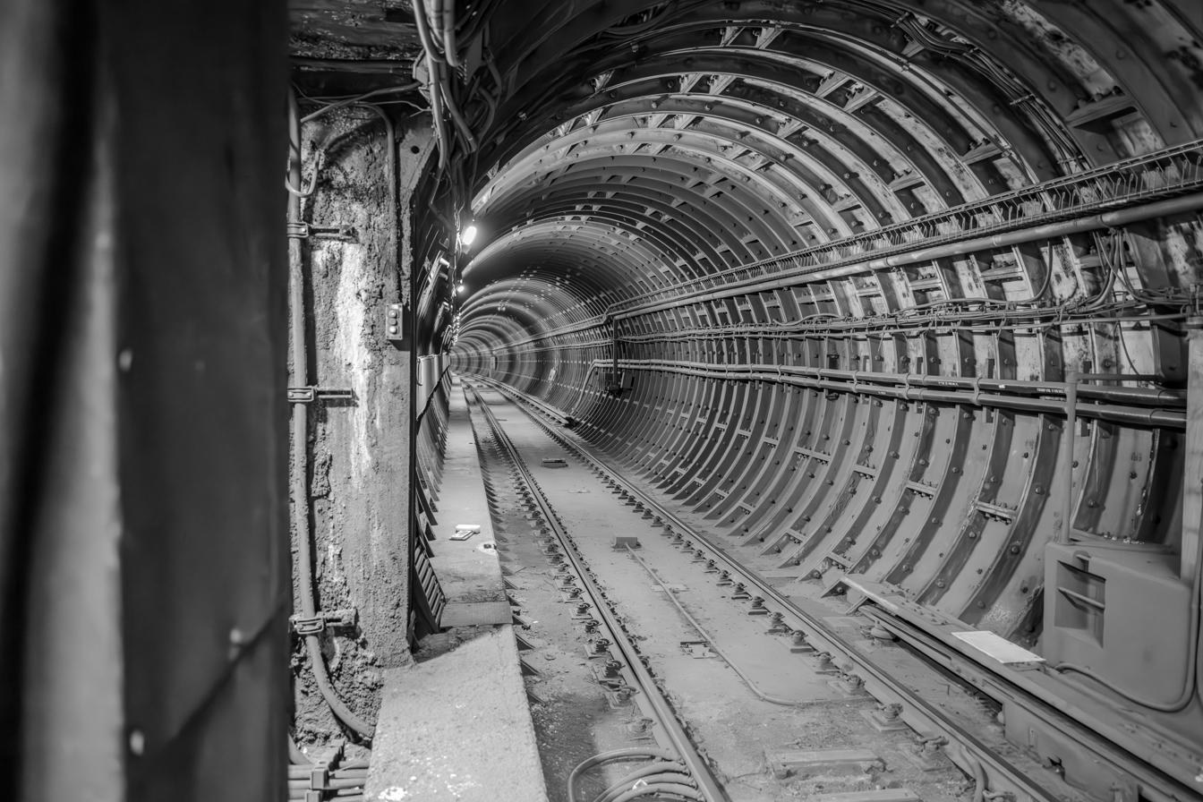 Underground tunnel infrastructure — the foundation being built
